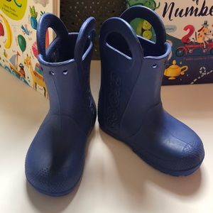 CROCS Kids Handle It Rain Boots Size 10